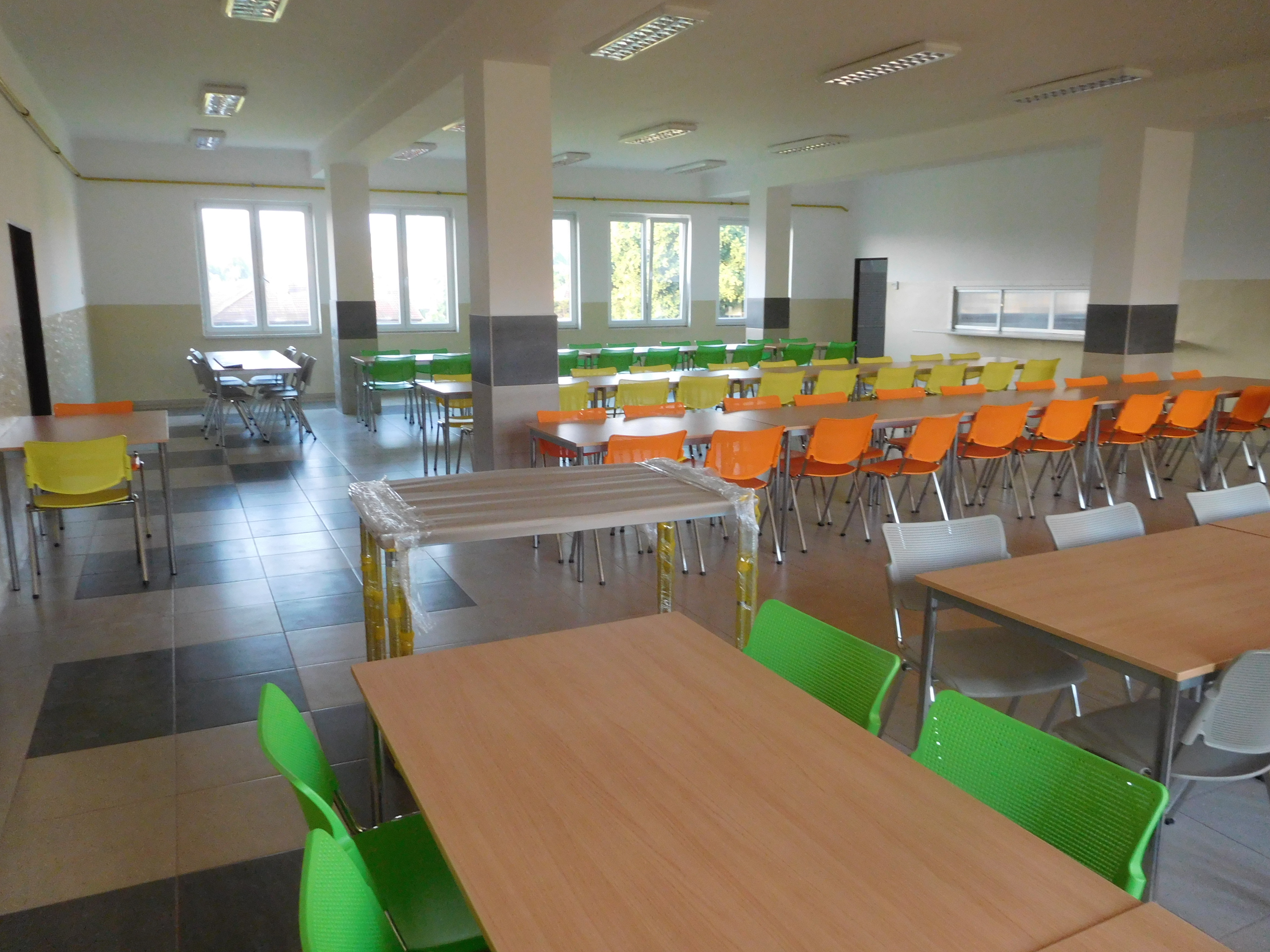 Oprava podlahové krytiny a pořízení vybavení školní jídelny ZŠ a MŠ Volenice