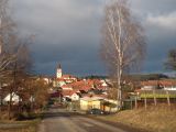 pohled z cesty na Tažovice 